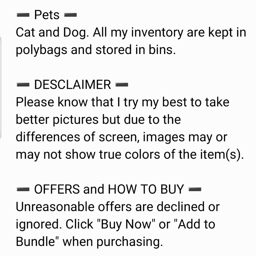 ➖ GUIDELINES & FAQs ➖ - Picture 3 of 5